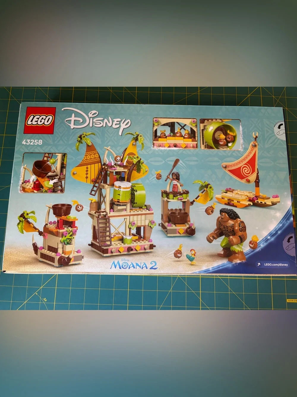 LEGO Disney Moana 2 Kakamora Barge Playset - #43258.  Age 7+. 572 Pieces. NEW